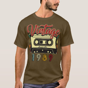 T-shirt Bande de la cassette vintage 1989