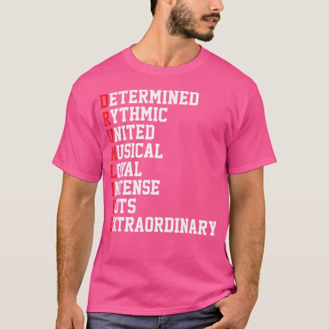 T-shirt Bande de Marquage Drumline (Devant)