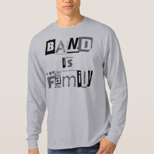 T-shirt Bande de marquage   La bande est une famille