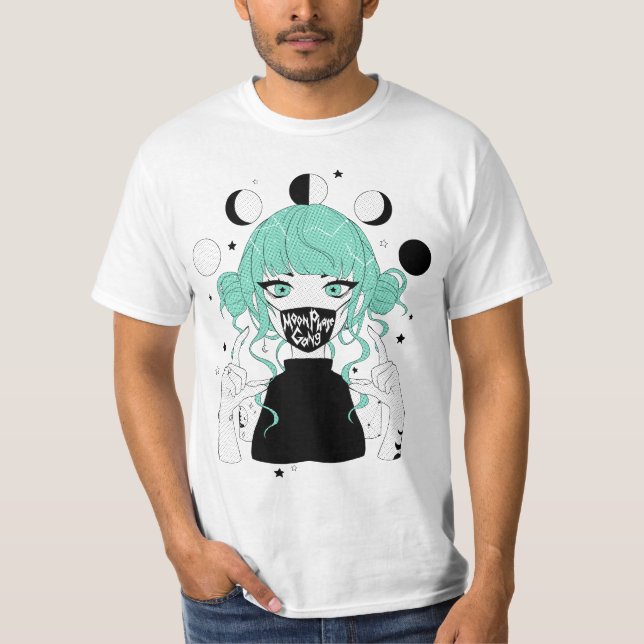T-SHIRT BANDE DE PHASE DE LUNE (Devant)