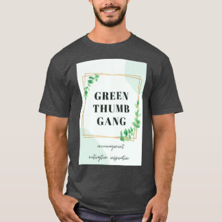 T-shirt Bande de pouce verte