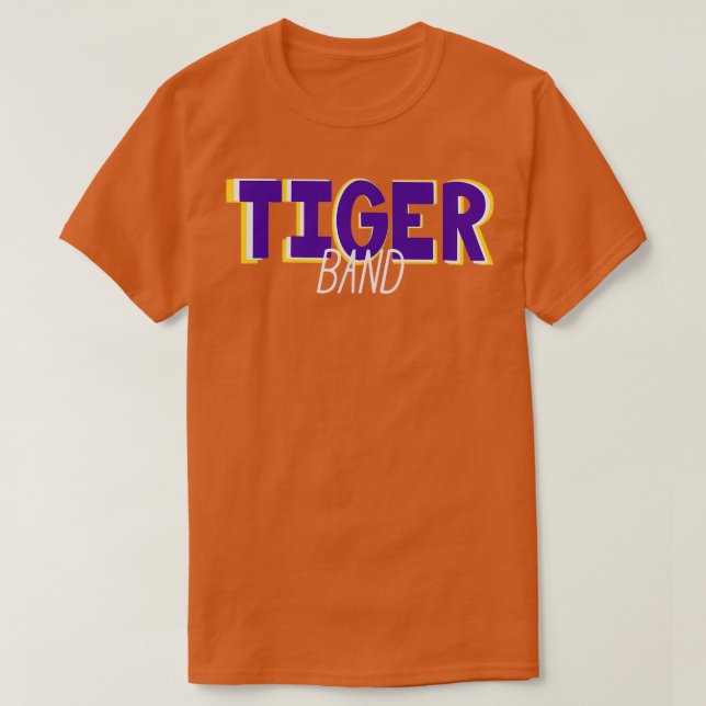 T-shirt Bande de tigre (Design devant)