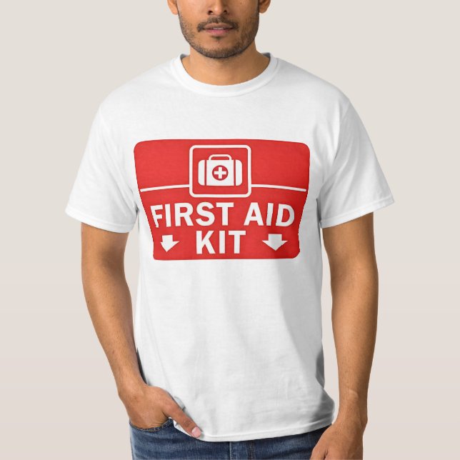 T-shirt bande de trousse de premiers secours (Devant)