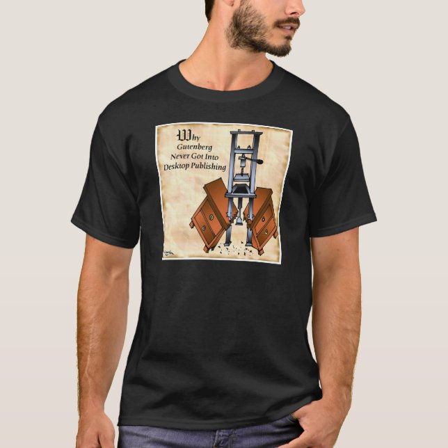 T-shirt Bande dessinée 3477 de Gutenberg (Devant)