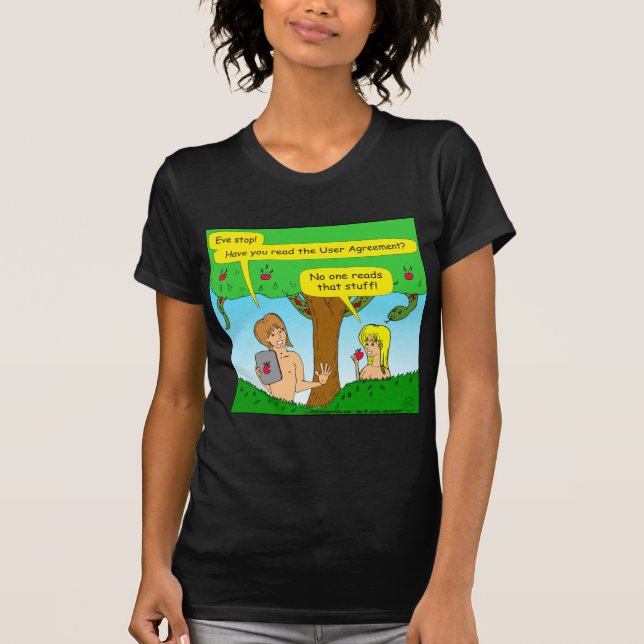 T-shirt Bande dessinée de 730 termes et conditions (Devant)