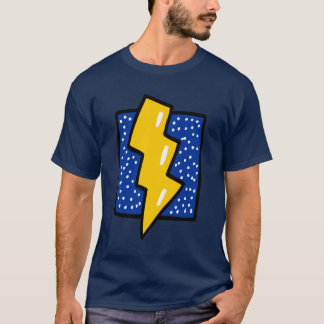 T-shirt Bande dessinée de boulon de foudre