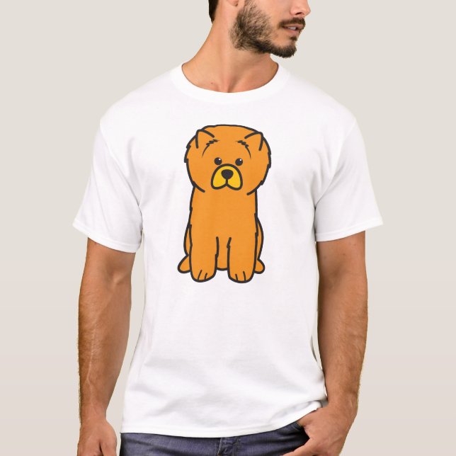 T-shirt Bande dessinée de chien de bouffe de bouffe (Devant)