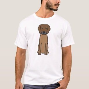 T-shirt Bande dessinée de chien de Rhodesian Ridgeback