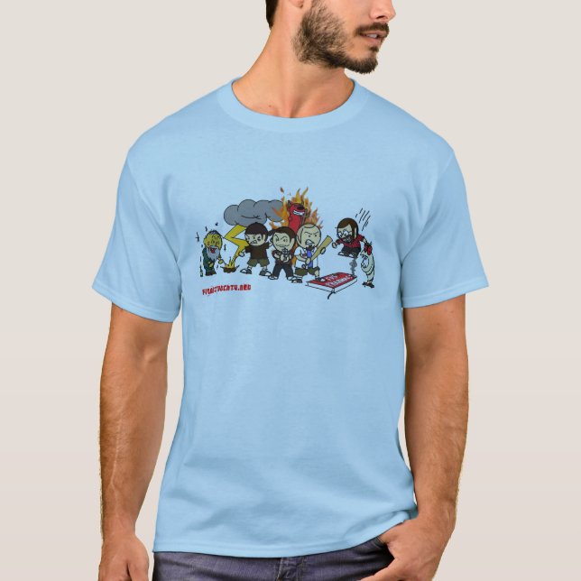 T-shirt Bande dessinée de FromScratchTV (Devant)