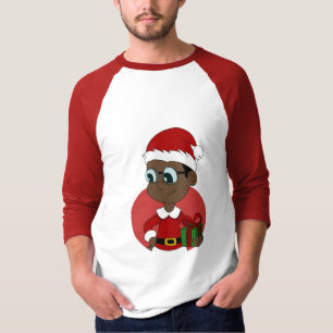 T-shirt Bande dessinée de garçon de Noël