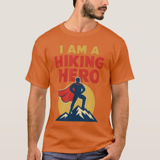 T-shirt Bande dessinée de héros de randonnée Aventure en m