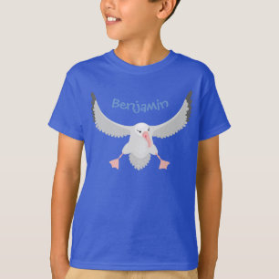T-shirt Bande dessinée de l'oiseau mûre albatros