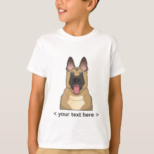 T-shirt Bande dessinée de Malinois de Belge personnalisé