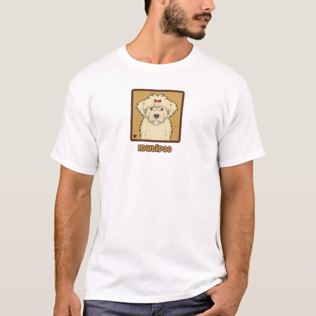 T-shirt Bande dessinée de Maltipoo (Devant)