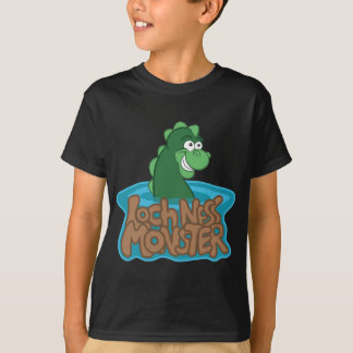 T-shirt Bande dessinée de monstre de Loch Ness