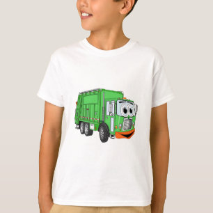T-shirt Bande dessinée de sourire idiote de camion à