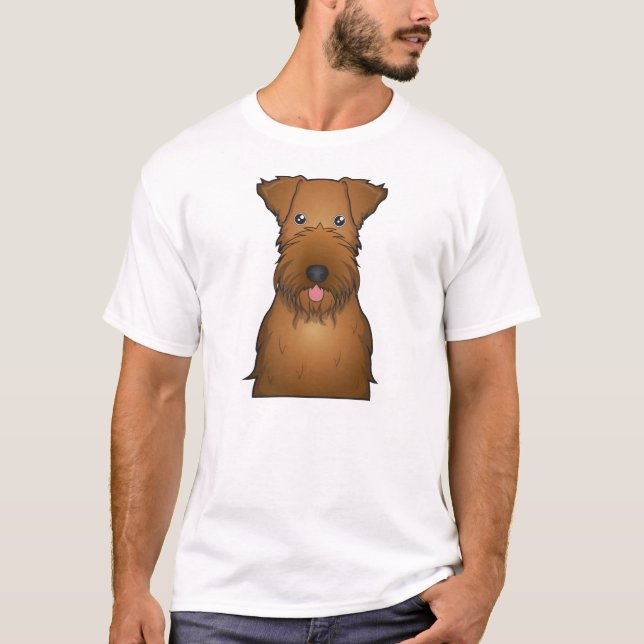 T-shirt Bande dessinée de Terrier irlandais (Devant)