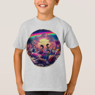 T-shirt bande dessinée des années 80