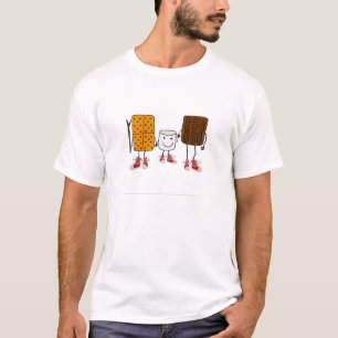 T-shirt Bande dessinée drôle de caractères de Smores
