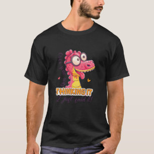 T-shirt Bande dessinée drôle de dinosaure de nouveauté gra