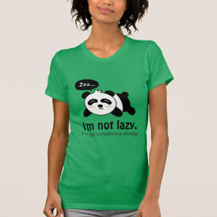 T-shirt Bande dessinée drôle de panda mignon de sommeil