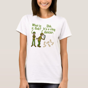 T-shirt Bande dessinée drôle de pas de Clogger