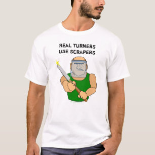 T-shirt Bande dessinée drôle d'UseScrapers Woodturning d