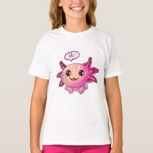 T-shirt Bande dessinée du mignon Axolotl