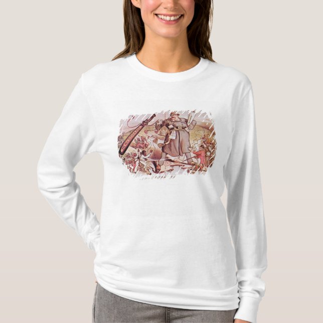 T-shirt Bande dessinée du Président Roosevelt (Devant)