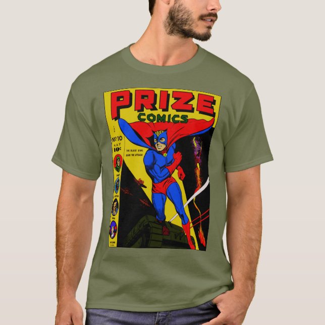 T-shirt Bande dessinée du PRIX des années 1940 (Devant)