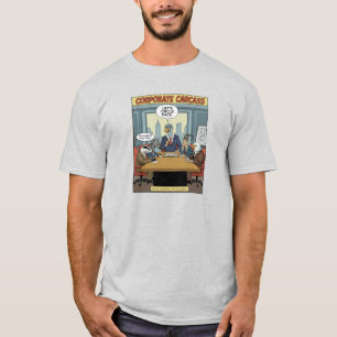 T-shirt Bande dessinée humoristique sur le charnier des en