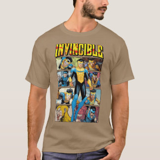 T-shirt Bande dessinée Invincible Rétro vintage