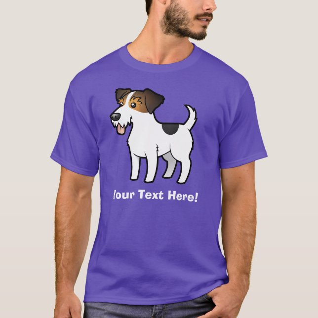 T-shirt Bande dessinée Jack Russell Terrier (Devant)