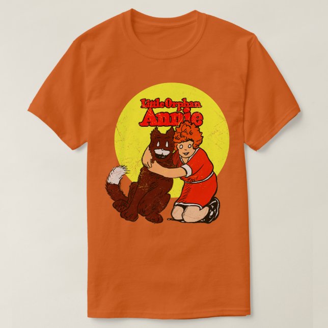 T-shirt Bande dessinée Little Orphan Annie (Design devant)