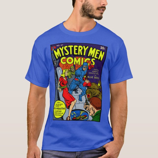 T-shirt Bande dessinée masculine Mystery des année (Devant)