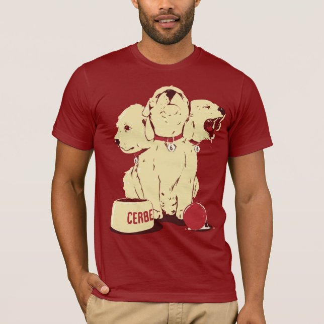 T-shirt Bande dessinée mignonne de Cerberus (Devant)