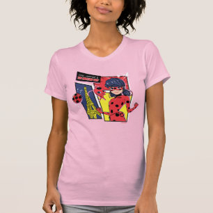T-shirt Bande dessinée Miraculaire Ladybug Parisienne