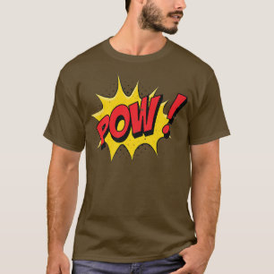T-shirt Bande dessinée POW Cartoon Drôle Pop Art