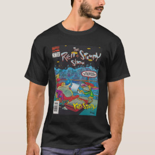 T-shirt Bande dessinée Ren et Stimpy boxing