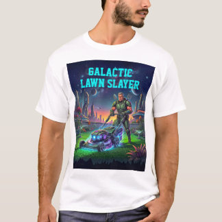 T-shirt Bande dessinée Rétro Halftone Cosmo Tondeuse Sci-f
