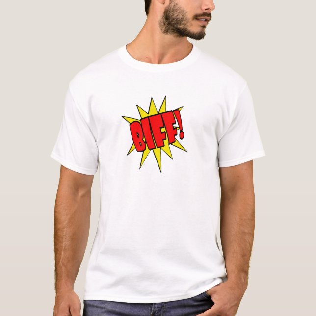 T-shirt Bande dessinée SFX de coup de poing (Devant)