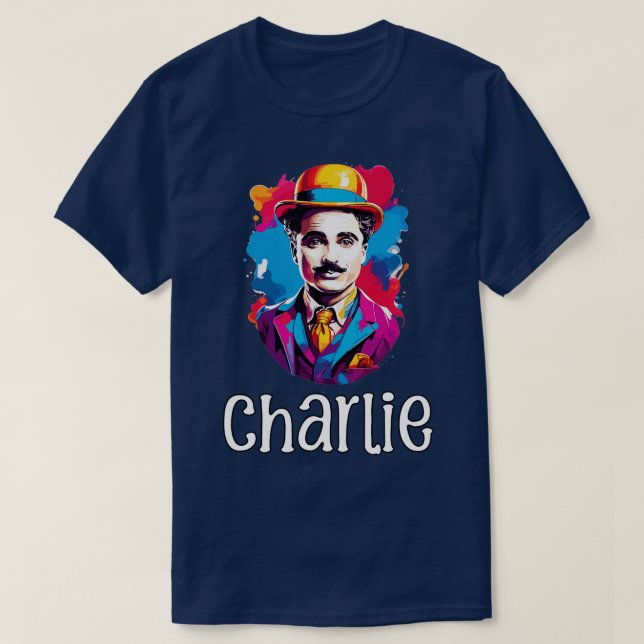 T-shirt Bande dessinée silencieuse (Design devant)