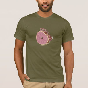T-shirt Bande en spirale T de jambon