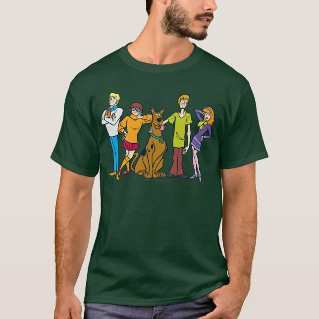 T-shirt Bande entière 14 Mystery Inc (Devant)