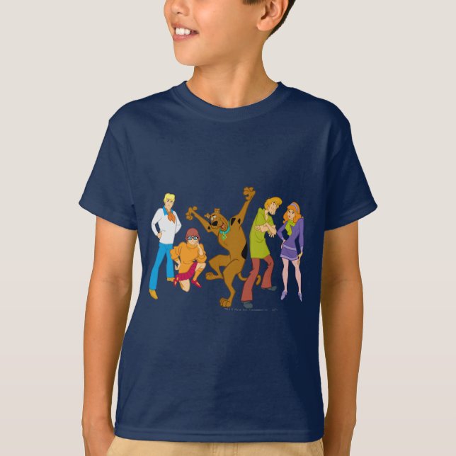 T-shirt Bande entière 16 Mystery Inc (Devant)