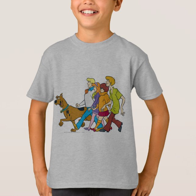 T-shirt Bande entière 18 Mystery Inc (Devant)