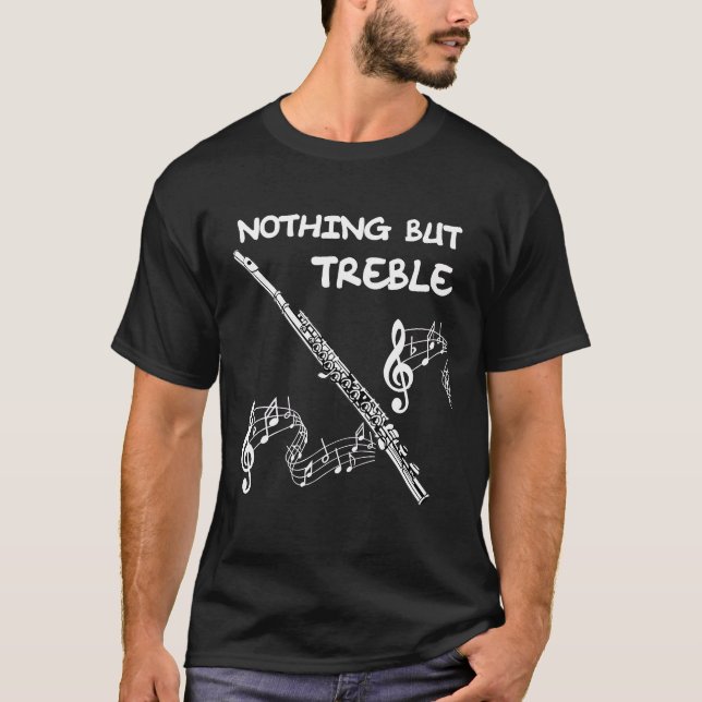 T-shirt Bande Flute Marching Bande Flûte Rien D'Autre Que  (Devant)