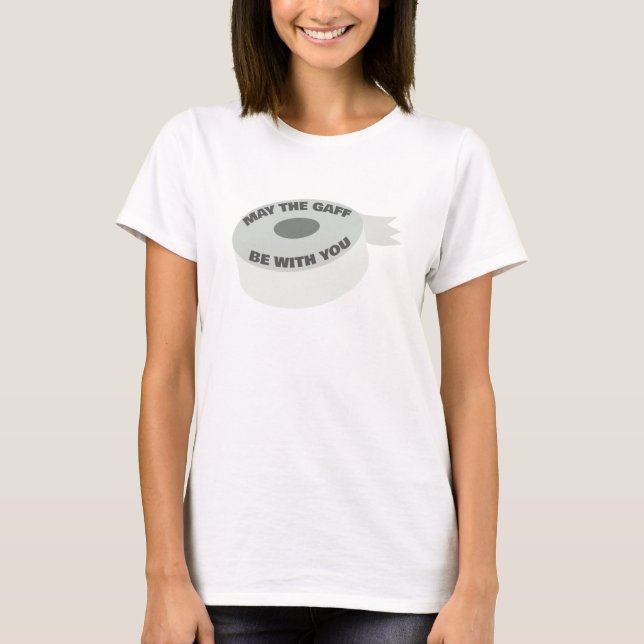 T-shirt bande gaff pour technicien de théâtre (Devant)