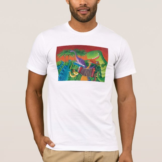 T-shirt Bande géniale de dinosaure (Devant)