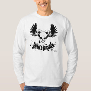 T-shirt Bande Longsleeve de crâne